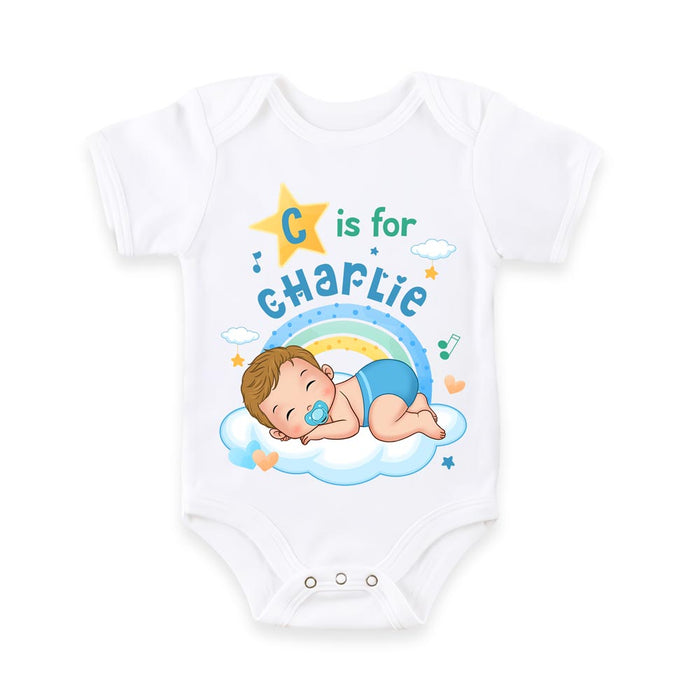 Personalized Gift For Newborn Baby Alphabet Baby Onesie 27916 1