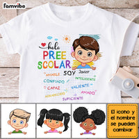 Personalized Gift For Grandson Spanish Back To School Kid T Shirt 27918 thumb 1