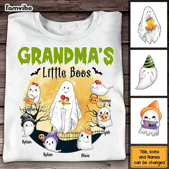 Personalized Halloween Gift For Grandma Little Boos Shirt - Hoodie - Sweatshirt 27928 1