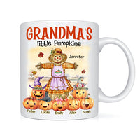 Personalized Halloween Gift For Grandma Little Pumpkins Mug 27937 thumb 1