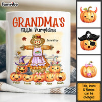 Personalized Halloween Gift For Grandma Little Pumpkins Mug 27937 thumb 1