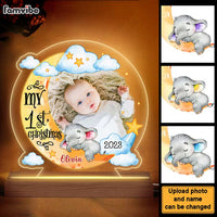 Personalized Gift For New Born Baby Plaque LED Lamp Night Light 27943 thumb 1