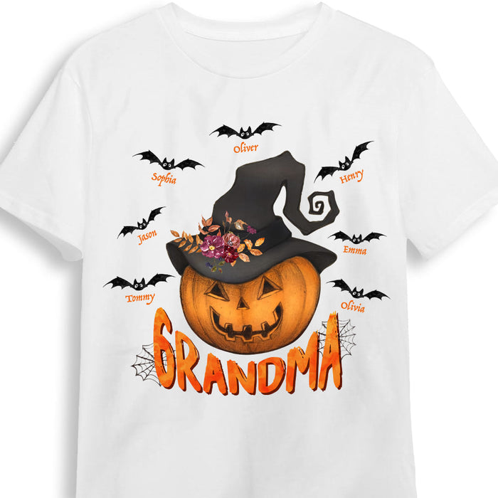 Personalized Gift For Grandma Pumpkin Fall Halloween Shirt - Hoodie - Sweatshirt 27947 1