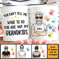 Personalized Gift For Grandpa Handprint Mug 27949 thumb 1