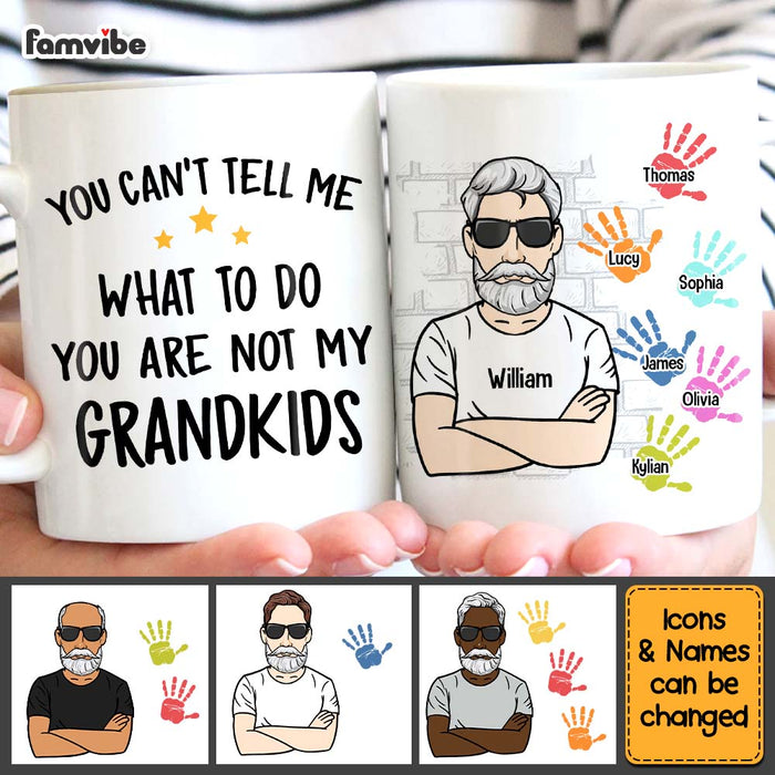 Personalized Gift For Grandpa Handprint Mug 27949 1
