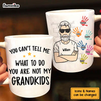 Personalized Gift For Grandpa Handprint Mug 27949 thumb 1