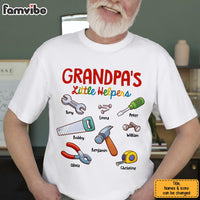 Personalized Grandpa Papa's Little Helper Shirt - Hoodie - Sweatshirt 27950 thumb 1