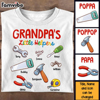 Personalized Grandpa Papa's Little Helper Shirt - Hoodie - Sweatshirt 27950 thumb 1