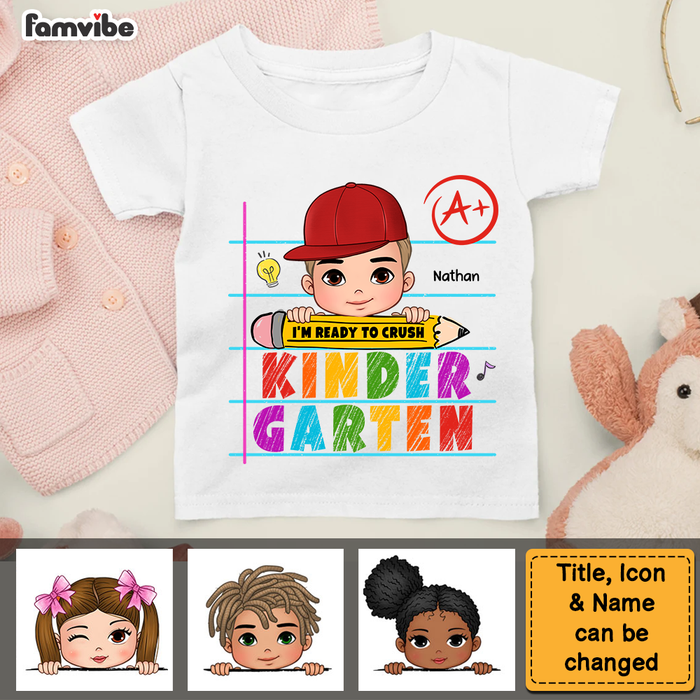 Personalized Gift For Grandson Back To School Kid T Shirt 27958 1