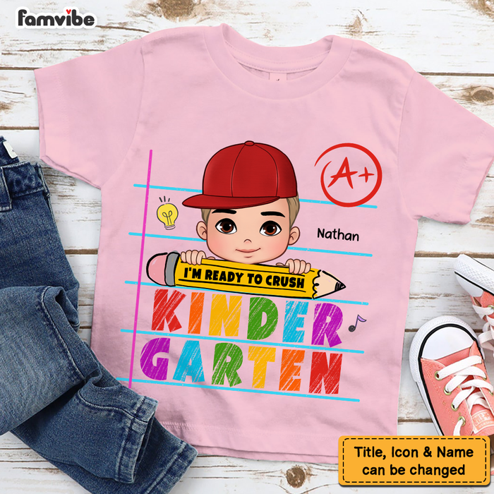 Personalized Gift For Grandson Back To School Kid T Shirt 27958 1