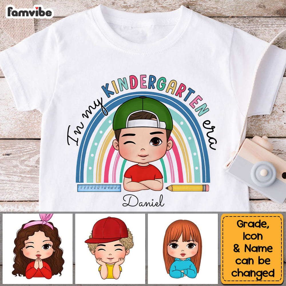 Personalized In My Preschool Era Gift For Grandson T shirt Kid T Shirt 27960 Mockup 2