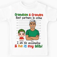 Personalized Gift For Granddaughter Partners In Crime Kid T Shirt 27965 thumb 1