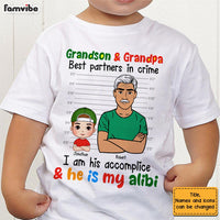 Personalized Gift For Granddaughter Partners In Crime Kid T Shirt 27965 thumb 1