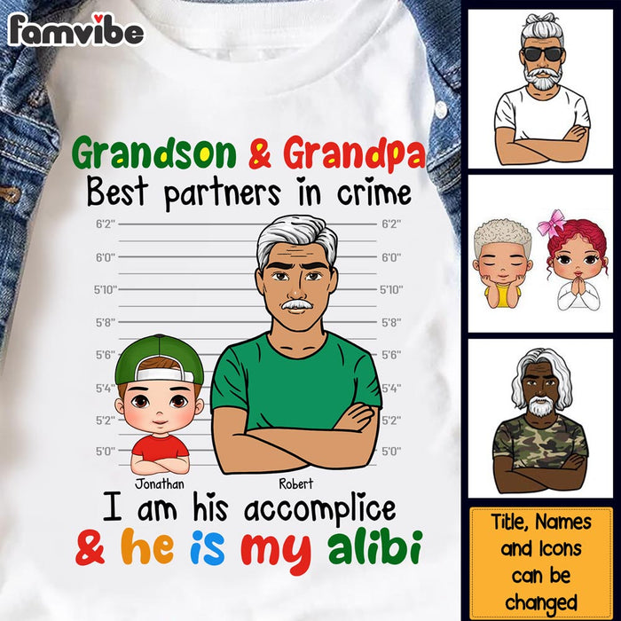 Personalized Gift For Granddaughter Partners In Crime Kid T Shirt 27965 1