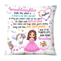 Personalized Gift For Granddaughter Unicorn Princess Pillow 27966 thumb 1