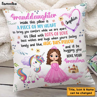 Personalized Gift For Granddaughter Unicorn Princess Pillow 27966 thumb 1