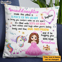 Personalized Gift For Granddaughter Unicorn Princess Pillow 27966 thumb 1