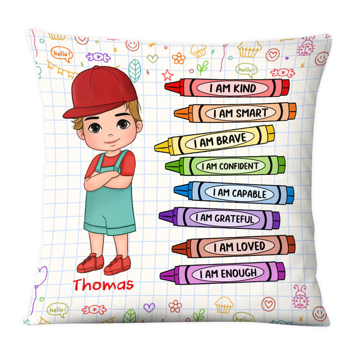 Personalized I Am Kind Gift For Grandson Pillow 27967 1