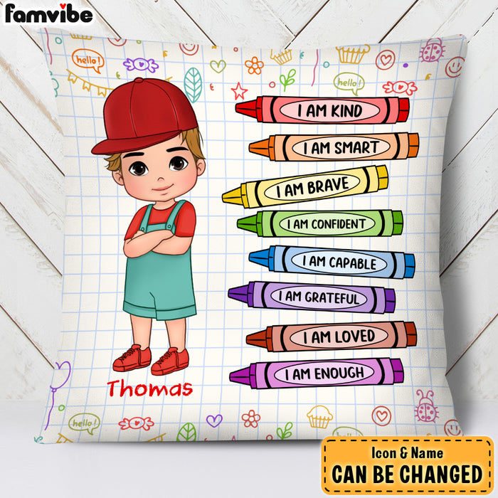 Personalized I Am Kind Gift For Grandson Pillow 27967 1