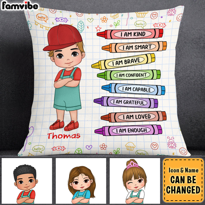 Personalized I Am Kind Gift For Grandson Pillow 27967 1