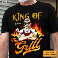 Personalized Gift For Grandpa King Of The Grill Shirt - Hoodie - Sweatshirt 27974 thumb 1