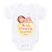 Personalized Gift For Newborn Baby Has Arrived Baby Onesie 27977 thumb 1