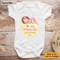Personalized Gift For Newborn Baby Has Arrived Baby Onesie 27977 thumb 1