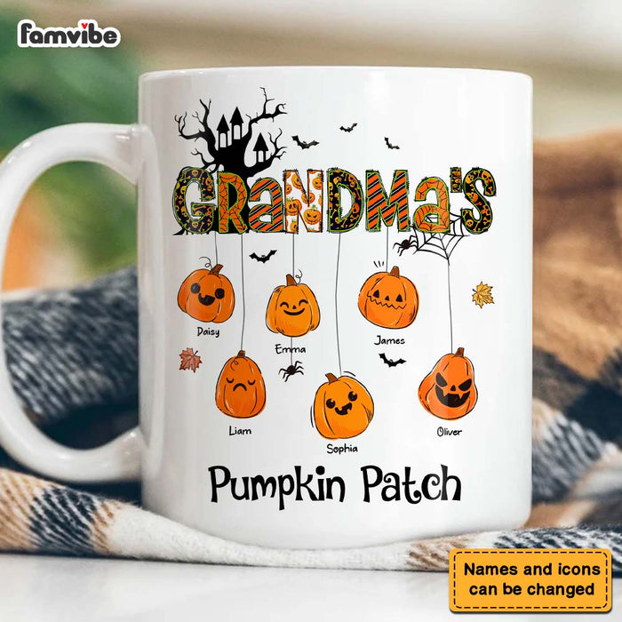 Personalized Gift For Grandma Hanging Pumpkin Patch Mug 27983 1