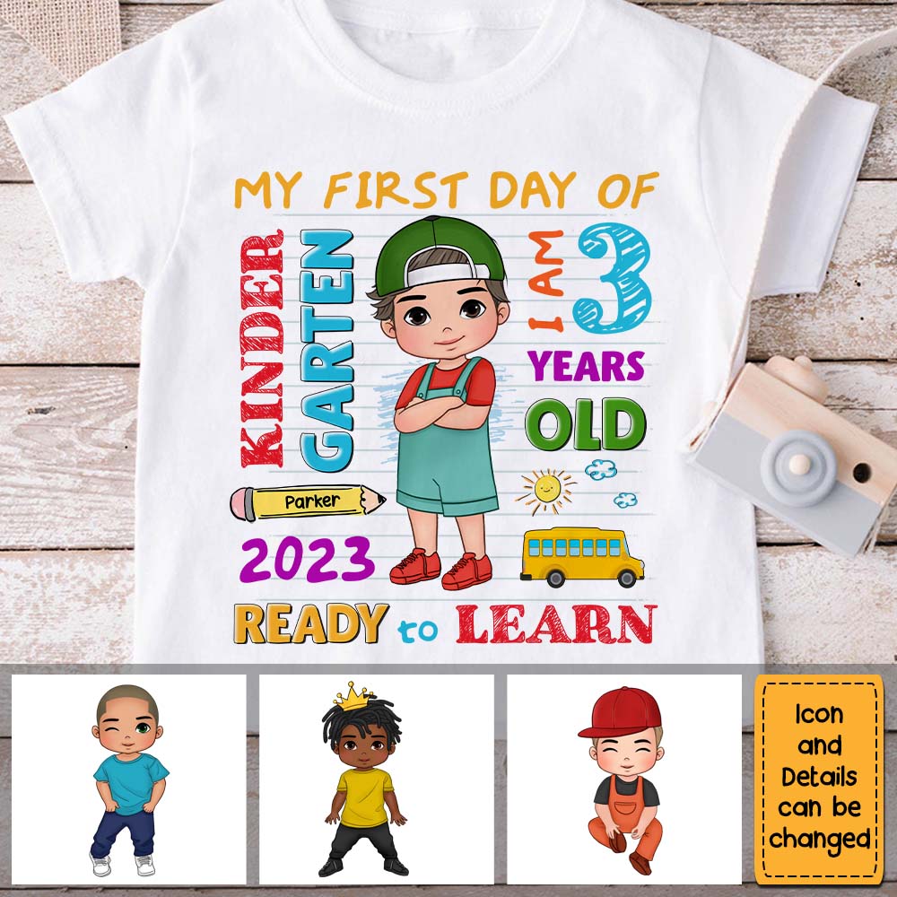 Personalized Gift For Grandson Back To School Kid T Shirt 27988 Mockup 2