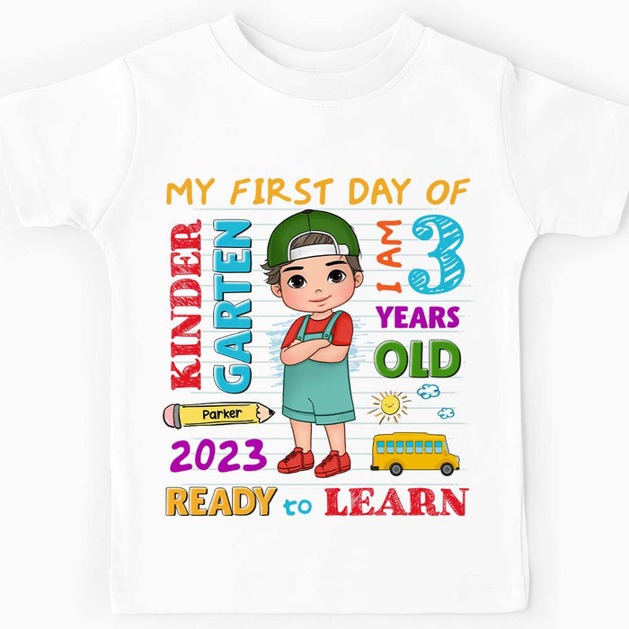 Personalized Gift For Grandson Back To School Kid T Shirt 27988 1