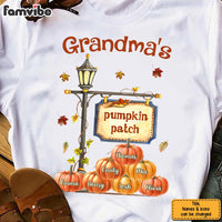 Personalized Gift For Grandma Autumn Pumpkin Patch Shirt - Hoodie - Sweatshirt 27991 thumb 1