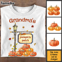 Personalized Gift For Grandma Autumn Pumpkin Patch Shirt - Hoodie - Sweatshirt 27991 thumb 1