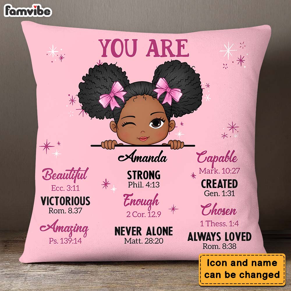 Personalized Gift For Granddaughter You Are Bible Verses Pillow 27994 Primary Mockup