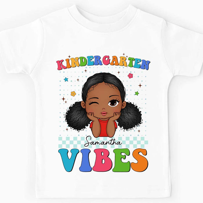 Personalized Gift For Granddaughter Groovy Back To School Kid T Shirt 27997 1