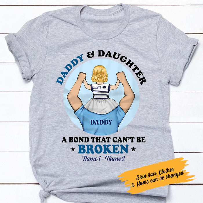 Personalized Dad Cannot Be Broken T Shirt FB51 73O58 1