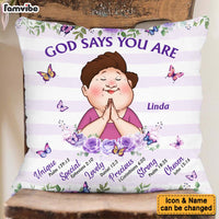Personalized Gifts For Grandma God Says You Are Pillow 31481 thumb 1