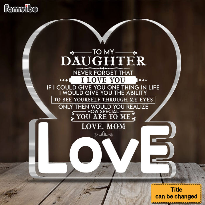 Personalized To My Daughter Plaque 30404 1
