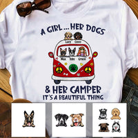 Personalized Camping Dog T Shirt OB202 85O53 thumb 1