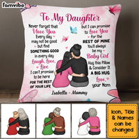 Personalized Gift For My Daughter Butterfly Hug This Pillow DB124 30O53 thumb 1