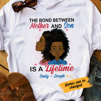 Personalized Son Forever Love BWA Mom T Shirt AG102 29O53 thumb 1