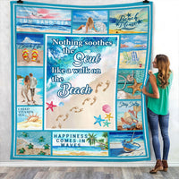 Walk On The Beach Fleece Blanket JN292 67O53 thumb 1