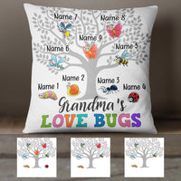 Personalized Grandma Bugs Pillow FB53 81O34 (Insert Included) thumb 1