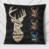 Personalized Hunting Dad Grandpa Fathers Day Pillow AP175 30O36 (Insert Included) 1