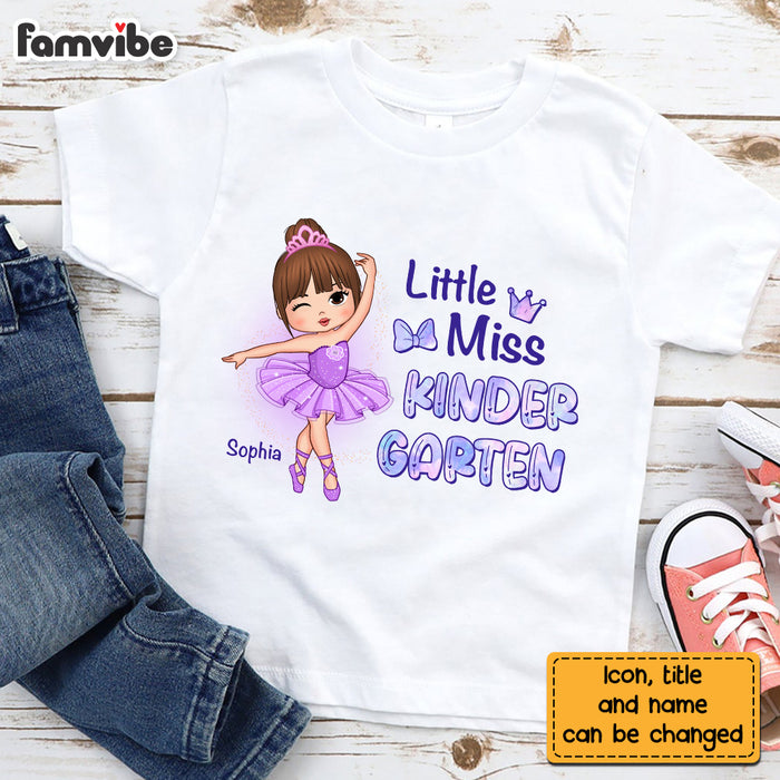 Personalized Gift For Granddaughter Ballet Back To School Kid T Shirt 28000 1