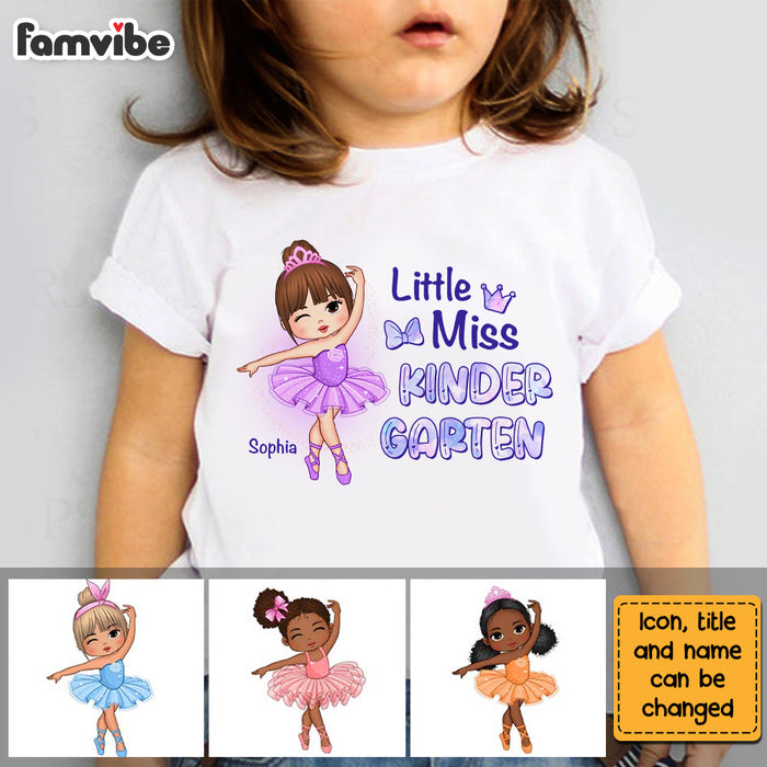 Personalized Gift For Granddaughter Ballet Back To School Kid T Shirt 28000 1