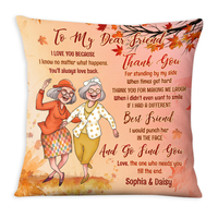 Personalized Gift For Senior Friends Pillow 28001 thumb 1