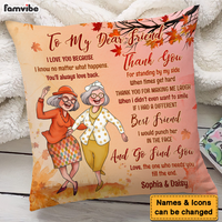 Personalized Gift For Senior Friends Pillow 28001 thumb 1