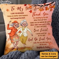 Personalized Gift For Senior Friends Pillow 28001 thumb 1