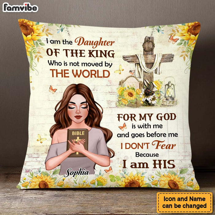 Personalized Gift For Daughter The Daughter Of The King Pillow 28002 1
