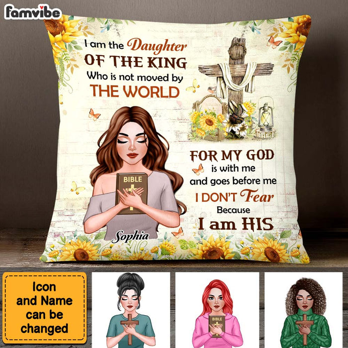 Personalized Gift For Daughter The Daughter Of The King Pillow 28002 1